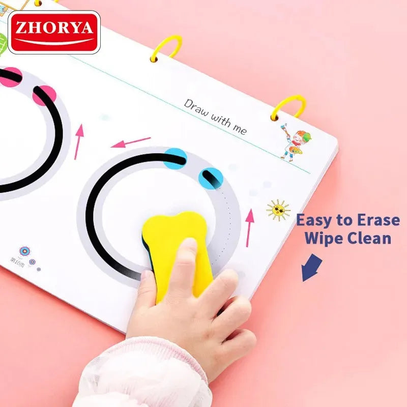 Magical Reusable Tracing Workbook Set 64 Pages