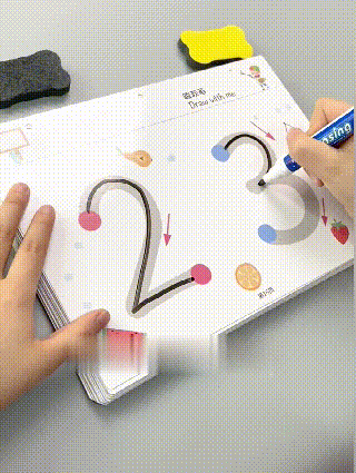 Magical Reusable Tracing Workbook Set 64 Pages