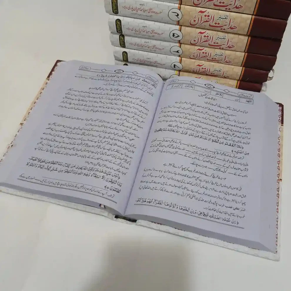 Tafseer Hadayat tul Quran Set 8 Vol  ( ھدایت القرآن مکمل سیٹ 8 جلدیں )